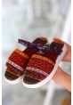 Yoni Kilim Desenli Sandalet